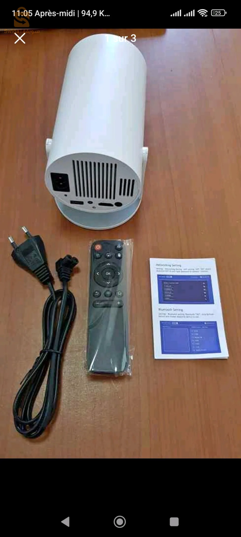 Data Show Projecteur Hy300 ( livraison gratuite 💯 et rapide a Domicile)توصيل  مجاني🇩🇿✈️🚛وسريع.