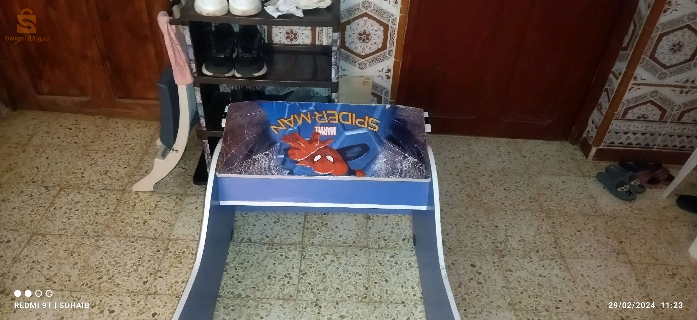 سرير خشبي للاطفال