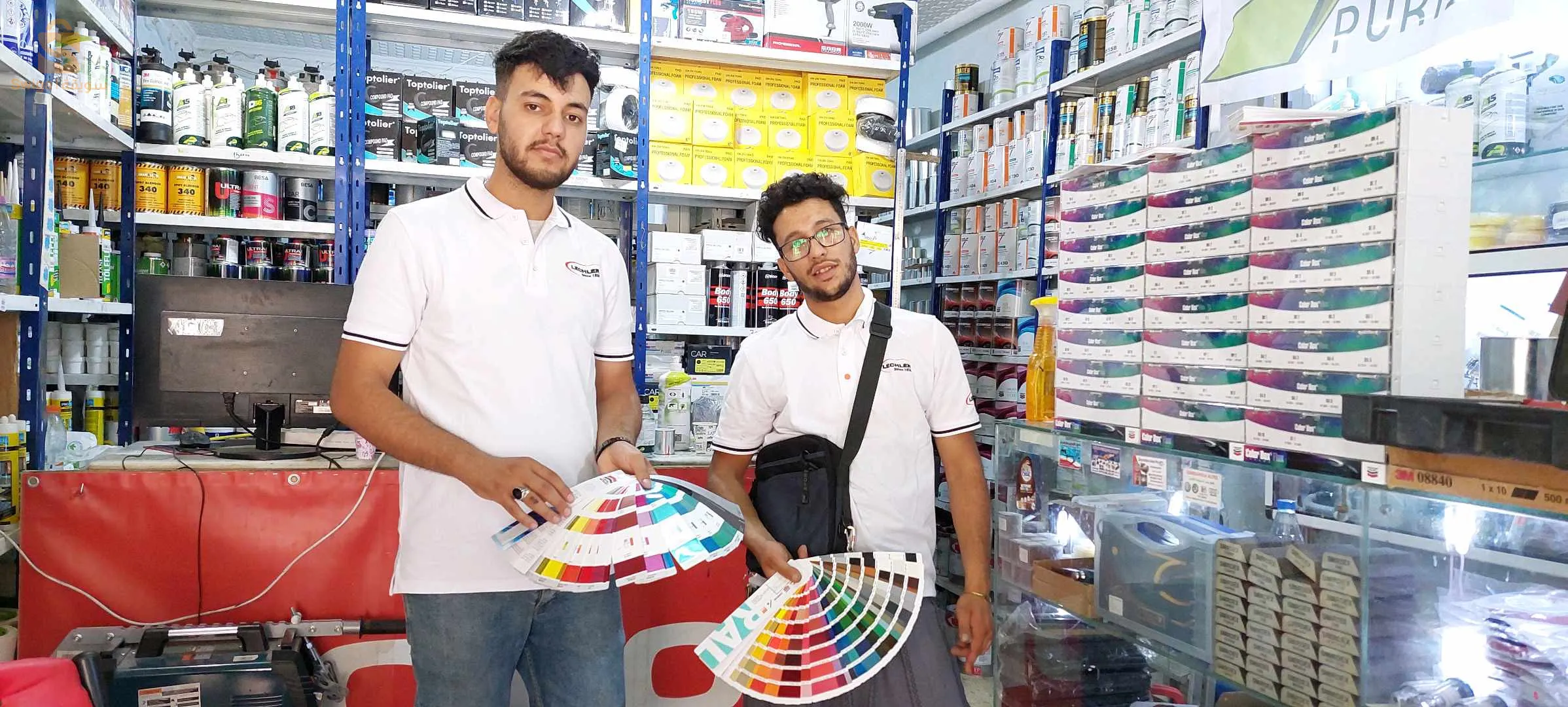 تحضير دهانات السيارات والشاحنات