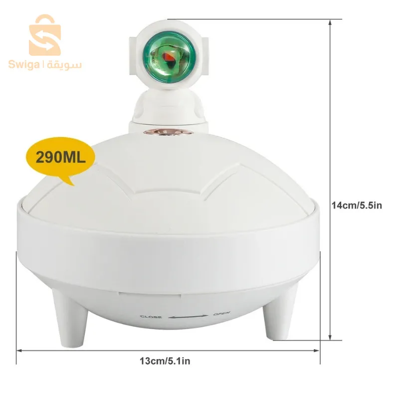 مصباح غروب الشمس لرائد الفضاء ومرطب هواء لاسلكي، موزع بطارية قابل لإعادة الشحن بقدرة 1200 مللي أمبير في الساعة
إنه مرطب هواء قابل لإعادة الشحن عبر USB/USB، صغير الحجم وسهل الحمل.
مرطب طويل الأمد وكمية كبيرة من الرذاذ، يخفف من تلف الجلد الناتج عن الهواء الجاف.
حجم صغير ولكن سعة كبيرة، 290 مل من الماء يدوم لفترة طويلة.
يمكن رشه لمدة 4-8 ساعات بعد ملئه مرة واحدة، وسيتم ترطيبه طوال اليوم.
عملية رئيسية واحدة، وضعين للرش لتختار من بينها. المستوى الأول هو الرش المستمر، والآخر هو الرش المتقطع.
ترطيب رذاذ الماء بتقنية النانو، مصحوبًا بضوء غروب الشمس، يمكنك استخدامه كدعامة للتصوير الفوتوغرافي.
آمن وذكي، إيقاف التشغيل التلقائي لمدة 4 ساعات، لتجنب الحوادث.
مناسبة للمنزل، السيارة، غرفة الانتظار، غرفة النوم، في الهواء الطلق، واستخدام الطاولة.
سمات:
المواد: عبس + بمما
اللون: الأبيض، الوردي، الأخضر
وقت الشحن: 1.5 ساعة
سعة البطارية: 1200 مللي أمبير
الحجم: 140.5*140.5*141.8 مللي متر
4300دج
0665955230وق👉viber watts
