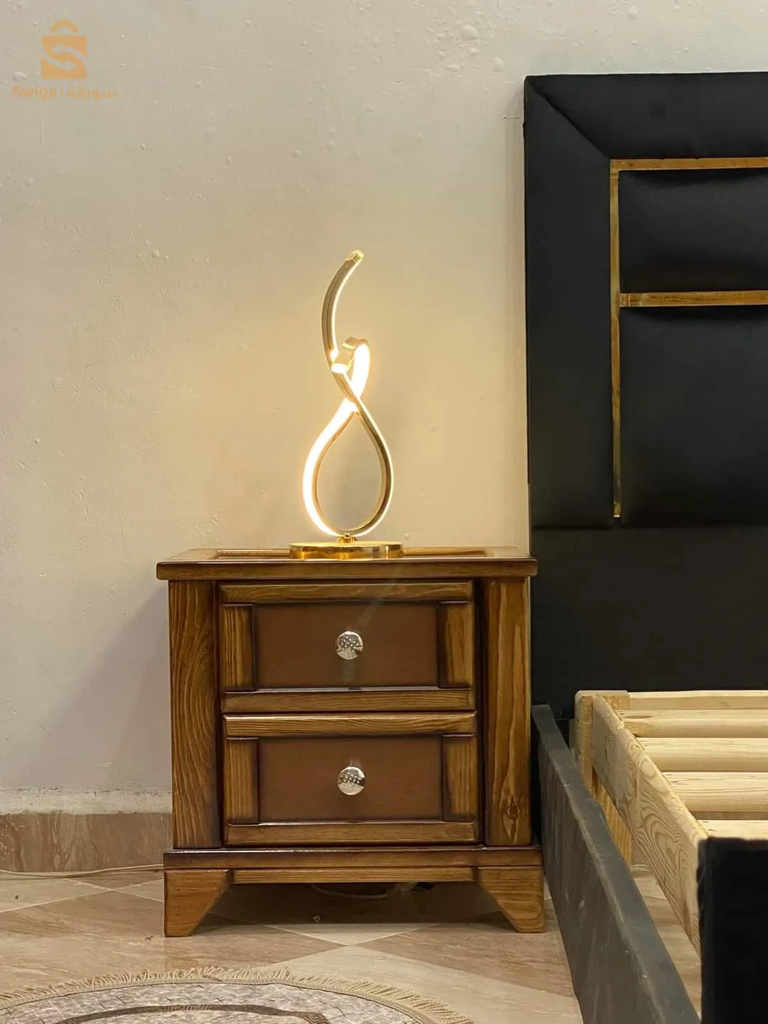 lit cappitonnee choumbr a couchiغرفة نوم سرير مغلف