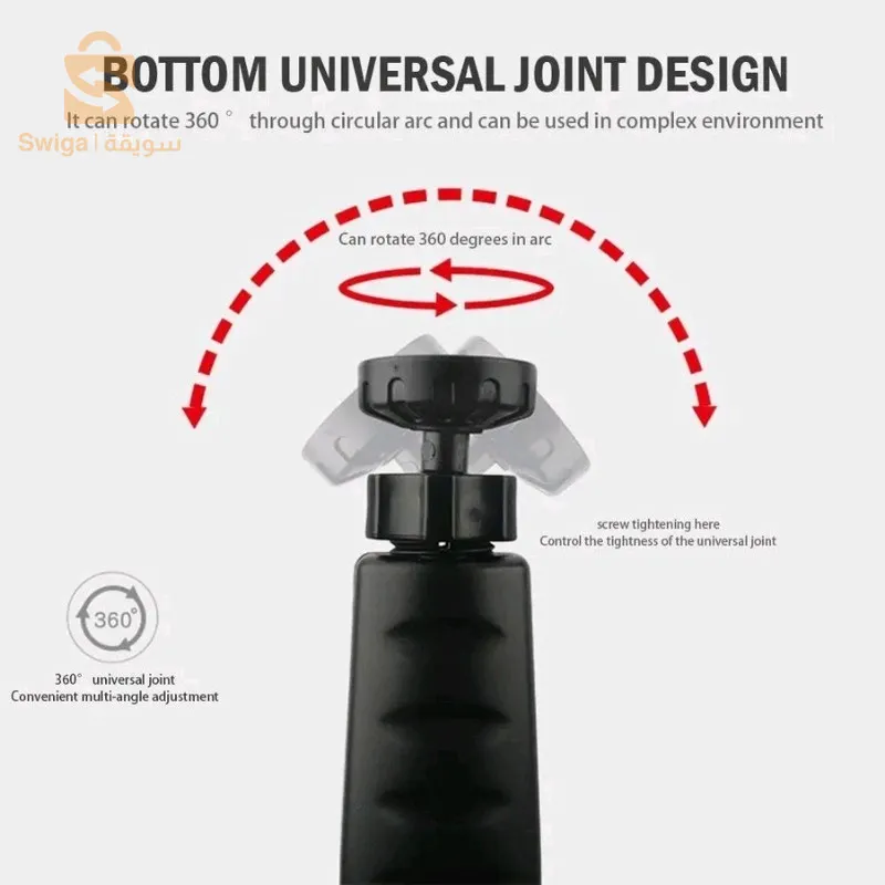 مصباح عمل COB مع قاعدة مغناطيسية دوارة 360 درجة وإضاءة LED قابلة لإعادة الشحن لإصلاح الفحصالحجم: 37.5*3.5*2.6 سنتيمتر/14.8*1.5*1.4 بوصة*أمبولة: البوليفيينالتبديل: طلب مفتاح الطاقةالمدى : 20 مترعمر البطارية: 7-8 ساعات4 ملفات: 4 سطوعسعة البطارية: 1800 مللي أمبيرالشحن:مميزات الشحن عبر USB :1. يمكنك ربط الضوء بأي سطح حديدي، وضبط الزاوية المطلوبة وقفل الزاوية بالتوتر2. مفتاح الطاقة ذو القرص الواحد لديه تعديل متغير للسوائل من 0% إلى 100% من ناتج الضوء.3. تم تصميم هذا المصباح في الخارج والداخل على حد سواء للظروف القاسية والبيئات القذرة ويتضمن شماعة فولاذية قابلة للطي.4. مع واجهة الشحن، الشحن أكثر ملاءمة.5. مناسبة للجري والتخييم والركض وصيد الأسماك وركوب الدراجات والقراءة والصيد والمشي لمسافات طويلة.2450دج0665955230وق👉viber watts  .