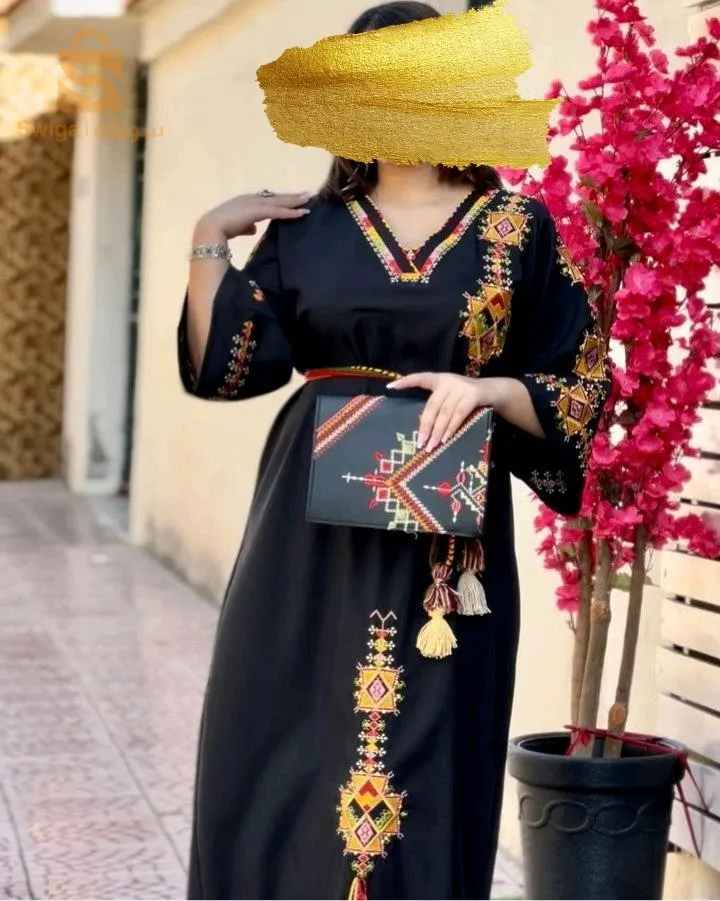 جبة الامازيغية للعيد و السهرات الرمضانية مع حزام هدية مع الجبة 😍 Robe berbère