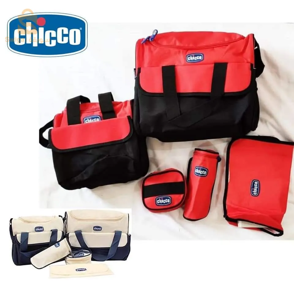 Sac à Maman Chicco baby bag 5 pcs Multifonction$🤍🤍