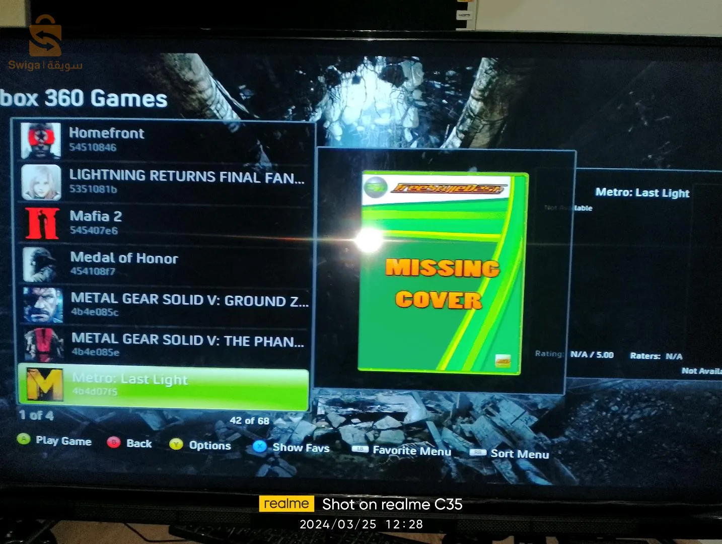 Xbox 360 72jeux et kinet et 2manete