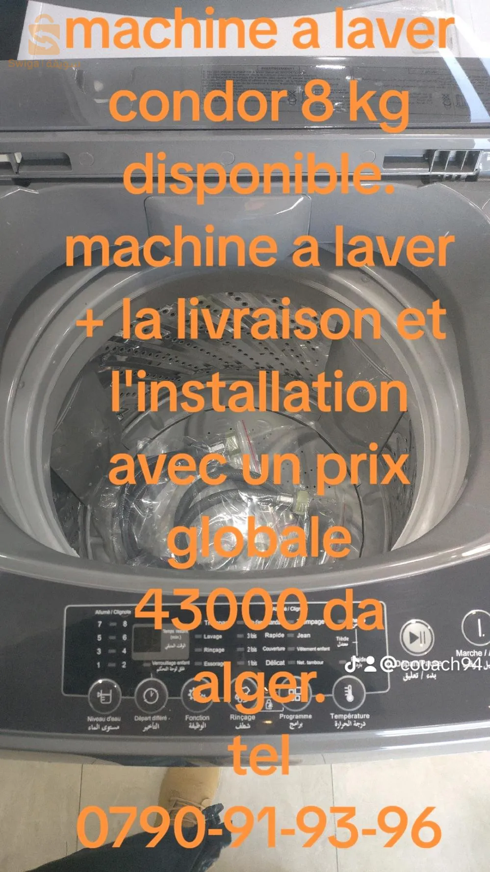 machine a laver condor 8 kg