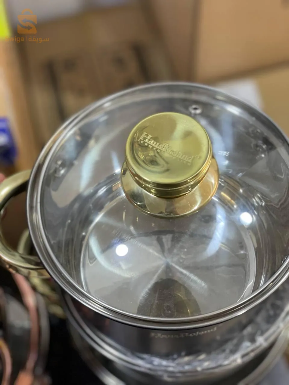 Les Marmites hausRoland ( gold noir inox )