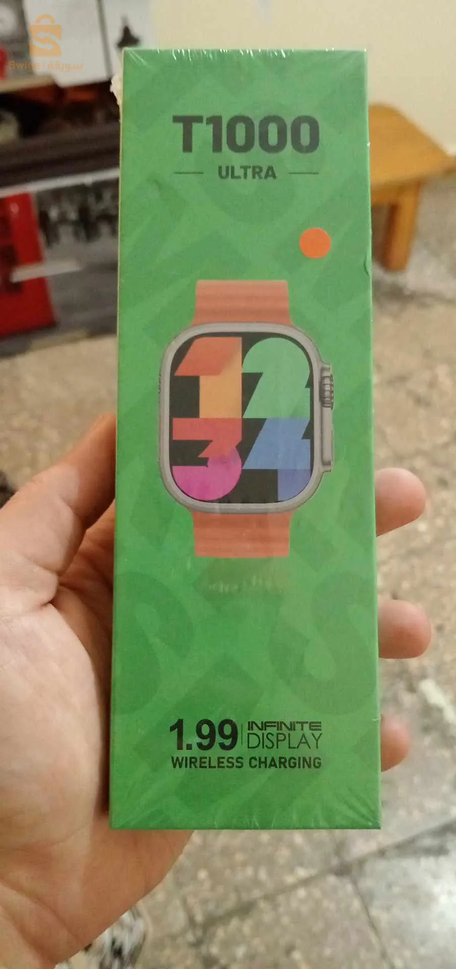 ساعة ذكية بشاحن لاسلكي T1000 ultraسماعة بلوتوث لينوفو Lp 40 pro