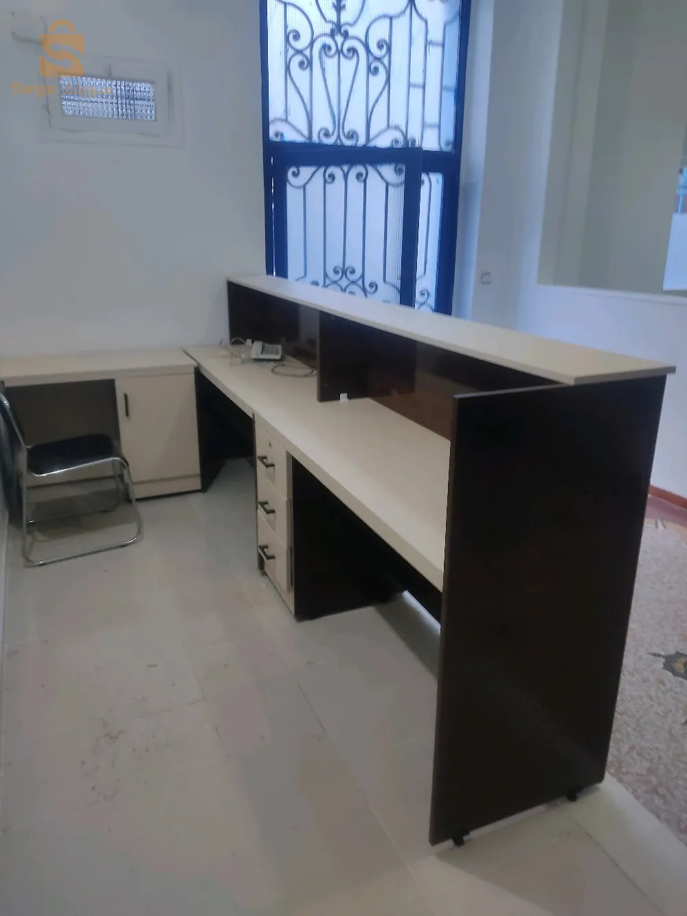 مكتب استقبال 140سم