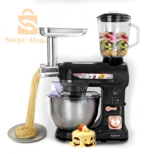 خلاط عجائن Robot Pétrin 3 EN 1 Inox 1000W - 5 L - 2.2