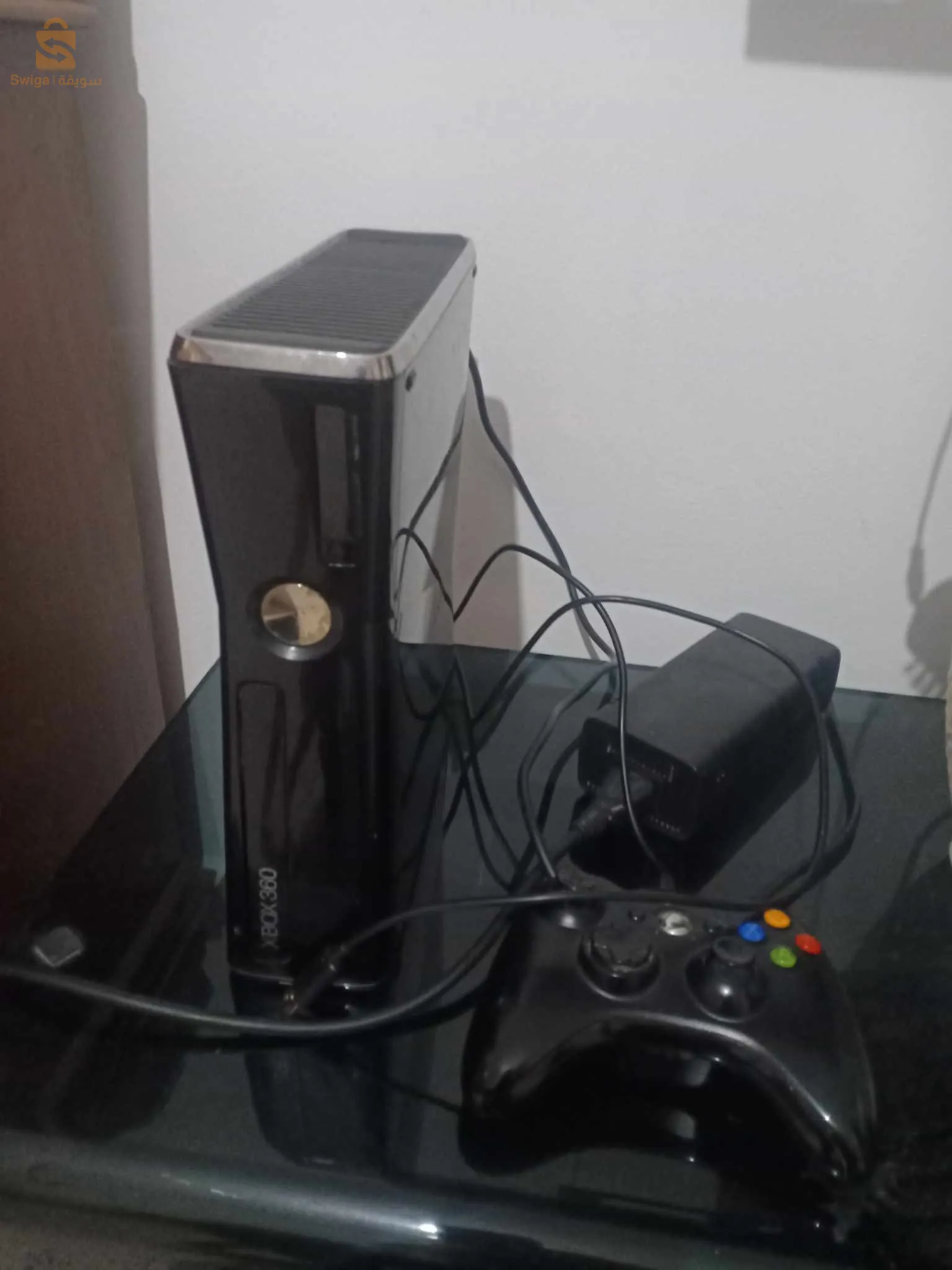 Xbox360slime+2manette+43jeux+40cd