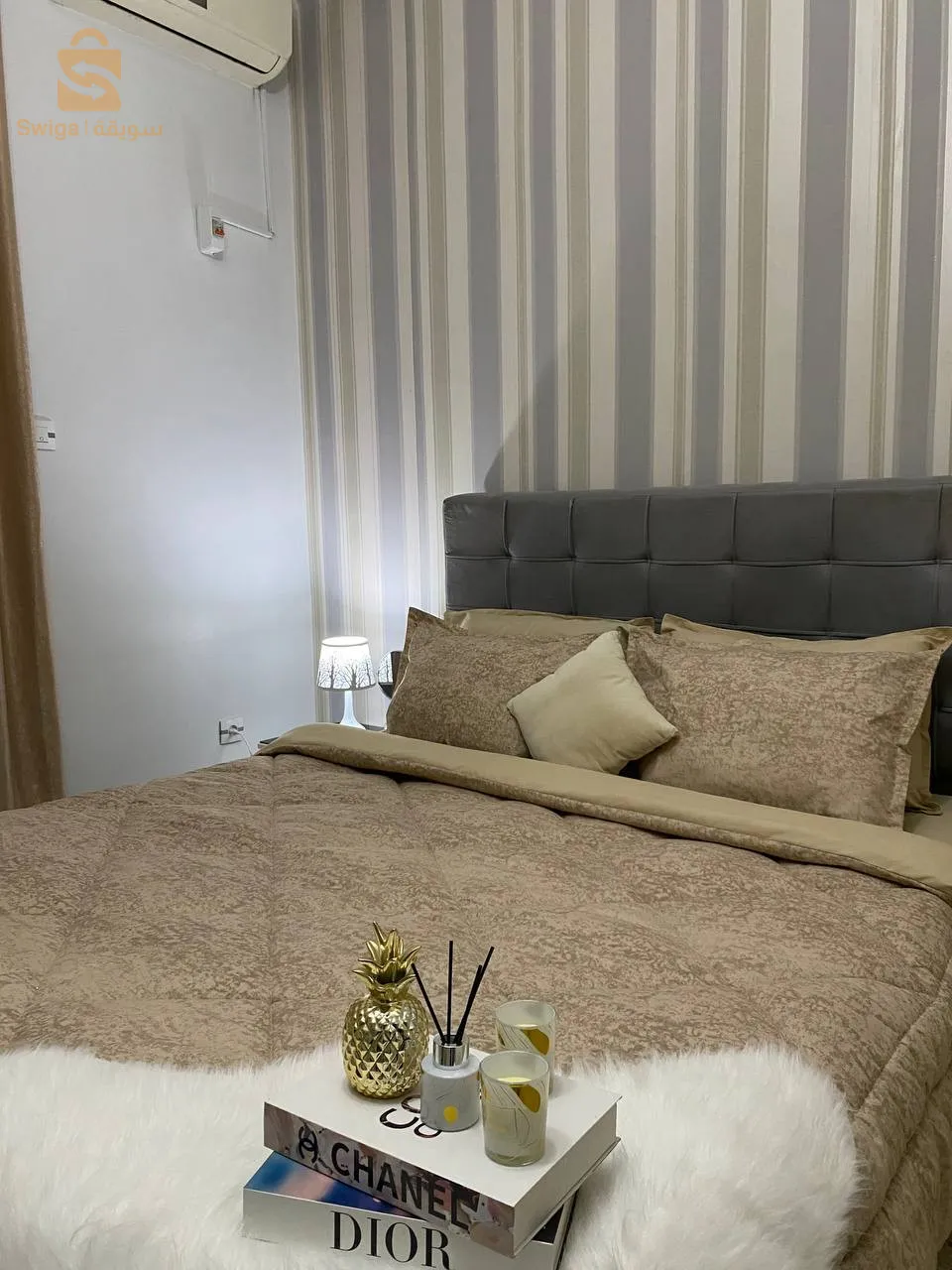 🔻Couette-couvre lit deux places meilleur qualité