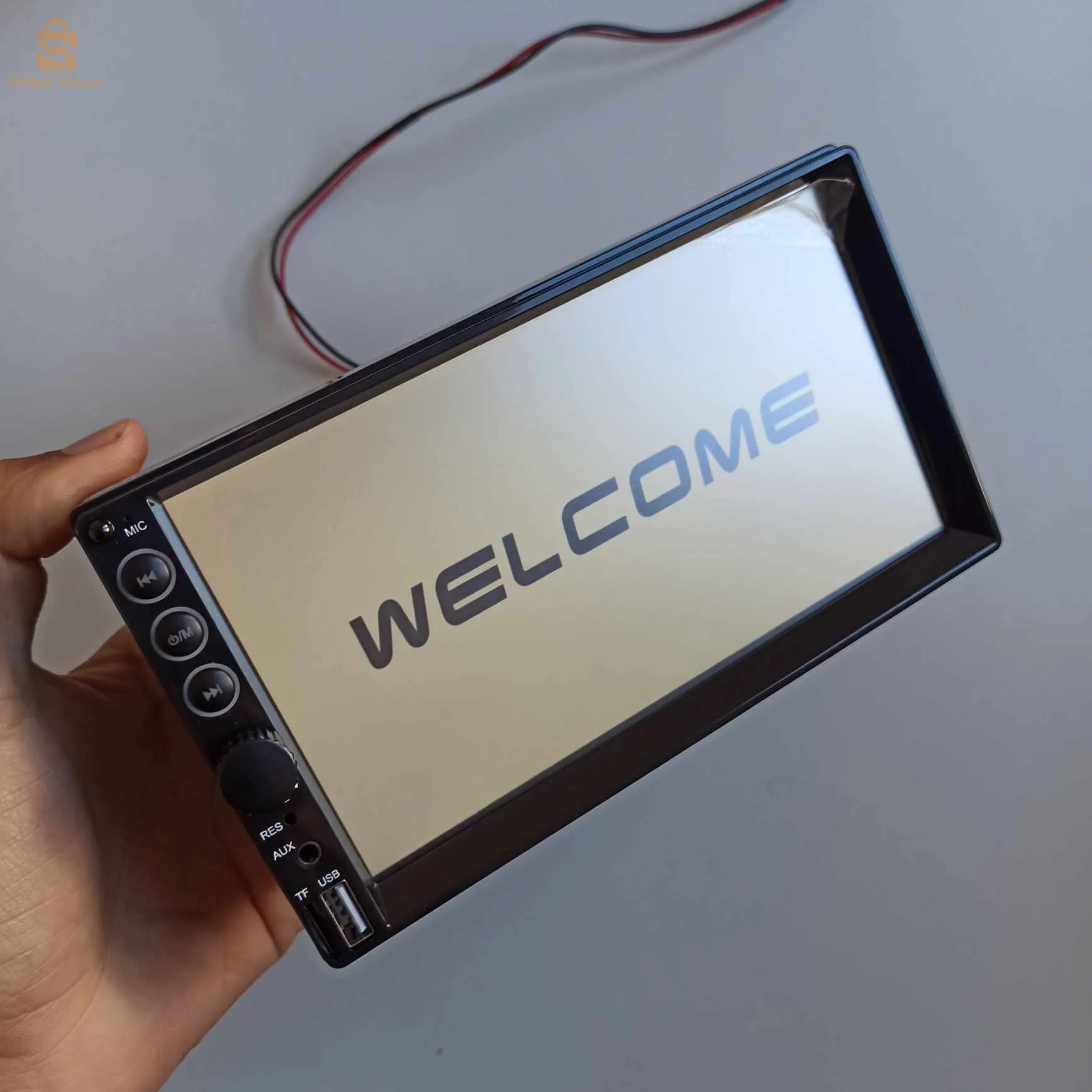 😍Dvd mp5 standard 7pouces 😍🔥يركب لأغلب السيارات وخاصة السيارات الكورية (Toyota/kia/yundai/mitsubishi/nissan/chéree/chevrolet/Daewoo/Suzuki/Peugeot/ Citroën/Volkswagen...ext)💢💢💢💢💢💢💢💢سعر 6200دج    (620 الف)✅حجم الشاشة 7بوس 1080 Full Hd تعمل باللمس✅بلوتوث 👈كارت ميموار 👈راديو 👈USB AUX👈Mirror linkاداة تحكم عن بعد👈كاميرا خلفية✅مخرج الصوت 45واط×4 يدعم مخرج (GM)📹👇👇)🚚التوصيل متوفر لجميع الولايات والدفع عند الاستلام 🛒للطلب و الاستفسار راسلونا فالخاص📩😍لي طلب خلي اسم ولقب ورقم هاتف ولاية بلدية عنوان عبر خاص