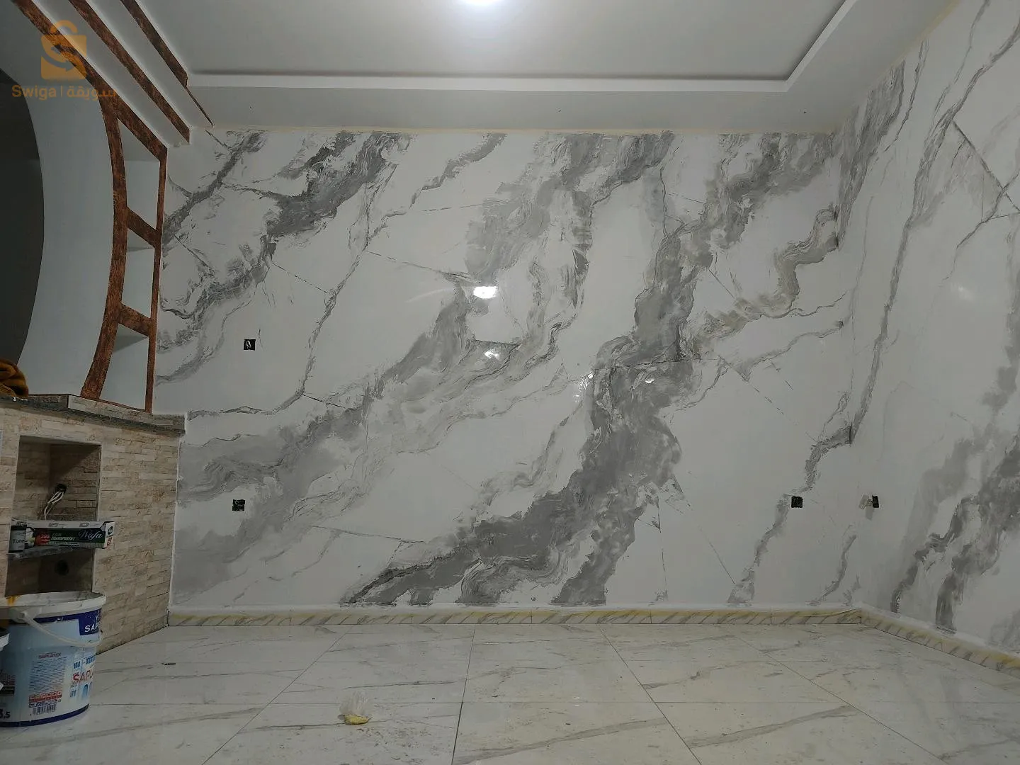 ستيكو تأثير رخامي