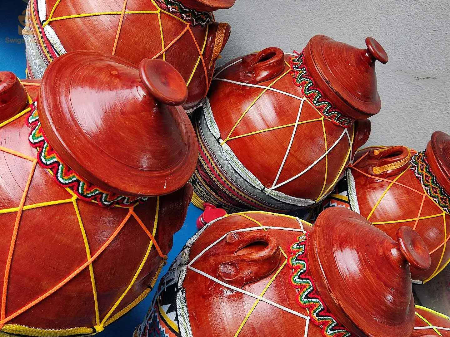 ڨلاسيار من الفخار للماء و تزيين المائدة