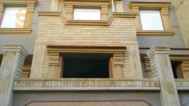 تزين واجهات المنازل بالحجر