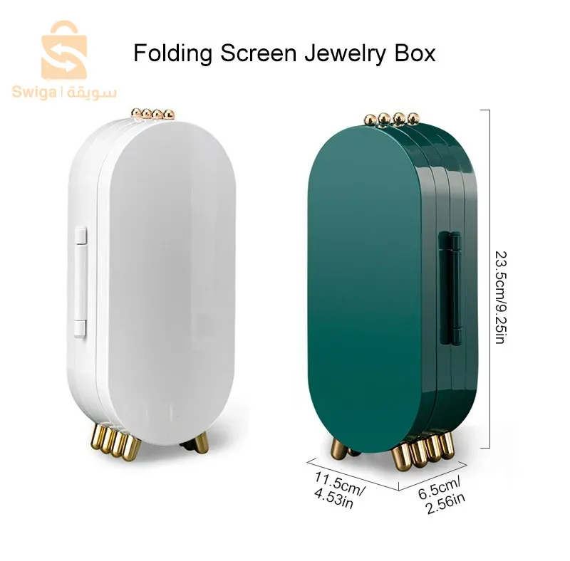 صندوق تخزين المجوهرات القابل للطي، منظم القرط،
1. تم تصميم السلسلة الفاخرة الخفيفة حصريًا من قبل مصممين محترفين. نحن نسعى بلا كلل إلى الحب والجمال، ونترك الحياة الرائعة تحيط بك.
2. سعة عالية: يتضمن صندوق تخزين القرط 153 فتحة مثقوبة مسبقًا، والتي يمكن تنظيمها وعرضها. إنها مناسبة للأقراط الطويلة والأزرار والمشابك. يوجد 18 خطافًا في صندوق تخزين الأقراط لتعليق القلائد والأساور بسهولة. .
3. سهولة الوصول وتوفير المساحة: الوصول السريع إلى الأقراط والقلائد الخاصة بك، المحمولة، القابلة للطي لتوفير مساحة العداد.
4. يستخدم على نطاق واسع: تم تصميم حامل القرط لاستخدامه في أي طاولة زينة أو طاولة بجانب السرير أو مكتب أو حقيبة يد أو سفر؛ المظهر الرائع والعصري يتناسب تمامًا مع طاولة الزينة الخاصة بك. تخصيص:
المادة: البلاستيك
اللون: أبيض، أخضر
الحجم: 11.5*6.5*23.5 سنتيمتر قائمة التعبئة:
1 * رف تخزين المجوهرات
3600دج
0665955230وق👉viber watts