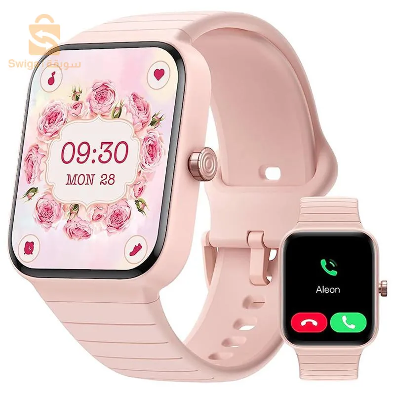 COFFRET MONTRE CONNECTÉE MODIO U93 MINI + 5 BIJOUX + 3 CEINTURES 40MM - ROSE ET NOIR 
TRÉS BONNE QUALITÉ ✌️