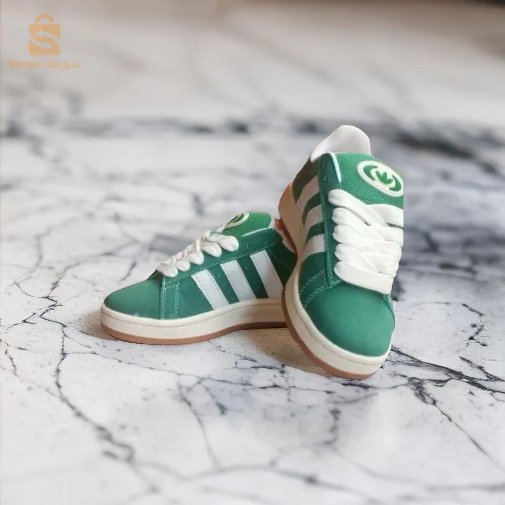 Nouvelle arrivageAdidas campus 00'sCouleur : 🟢🟤⚫Les pointures 👟 : 36 37 38 39 40 Avec des chaussettes 🧦 gratuitPrix : 5900 DA Livraison disponible 58 wilaya bienvenue a tous ✨