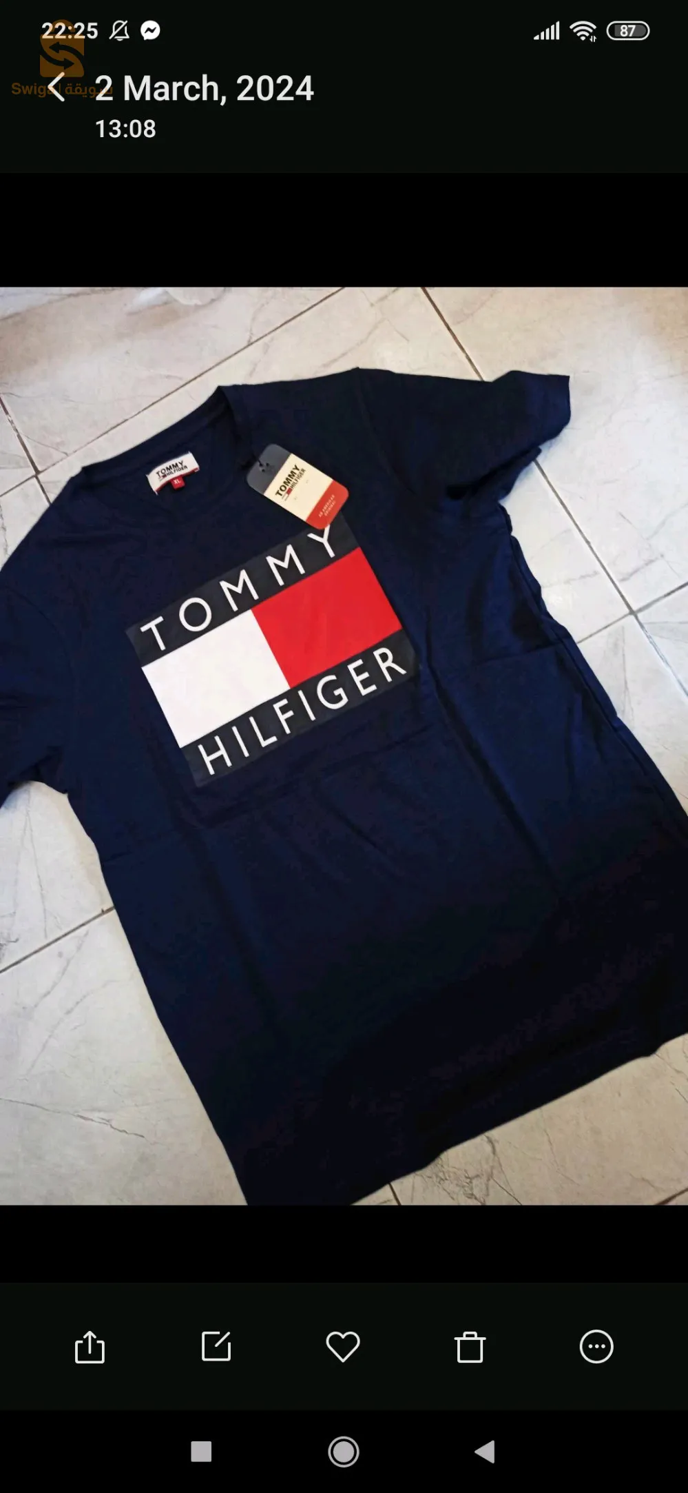 t shirt Tommy Hilfiger highly quality taille M ylebes S