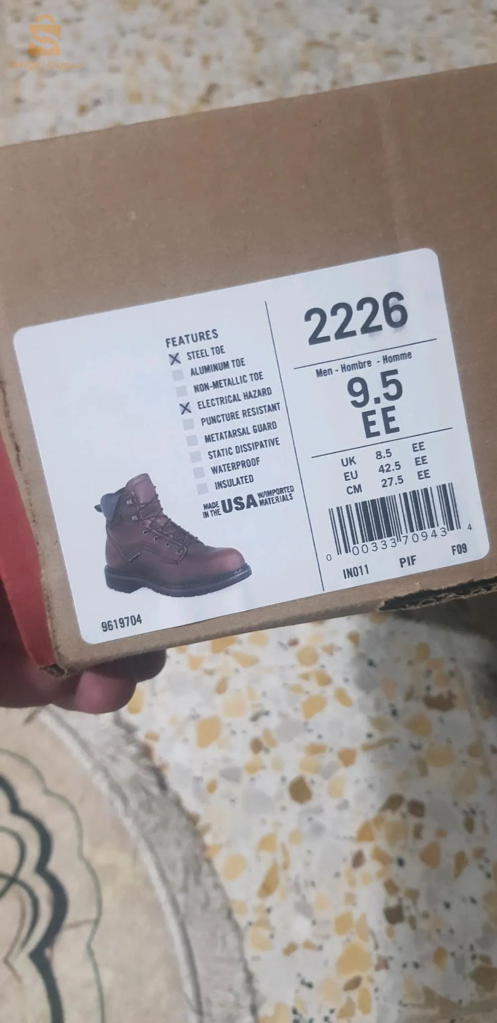 Bout sucriti redwing américain originale