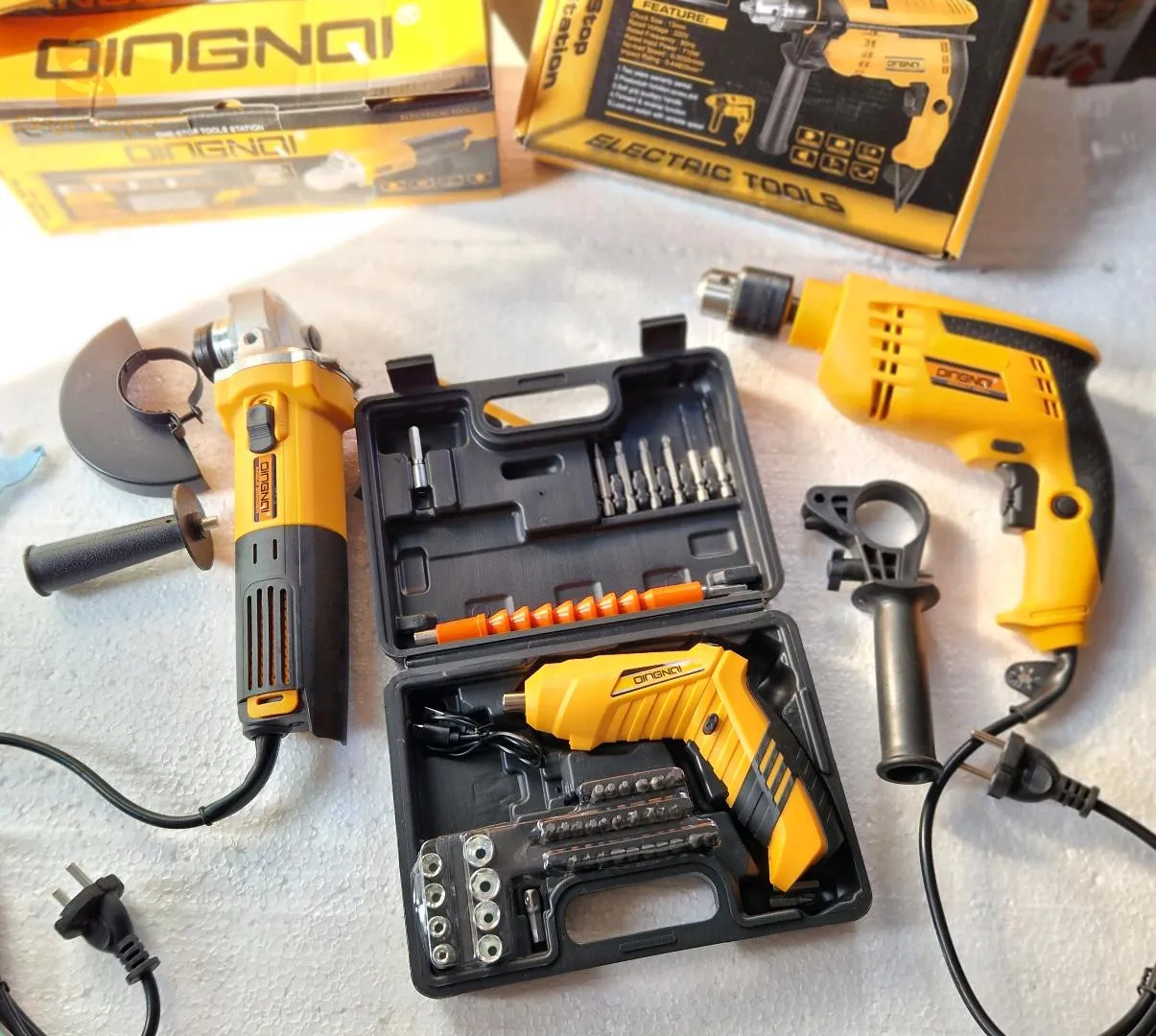 Pack DINGNQI 3Produits Pack trancenaise 850wChighnol 710wVisseuse 4v11000دج0665955230فب👉viber watts