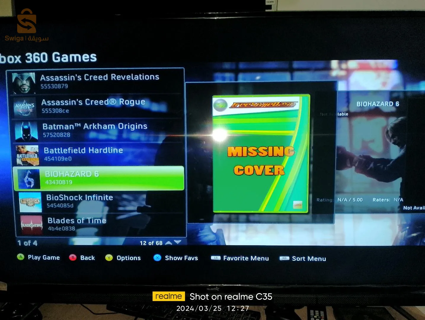 Xbox 360 72jeux et kinet et 2manete