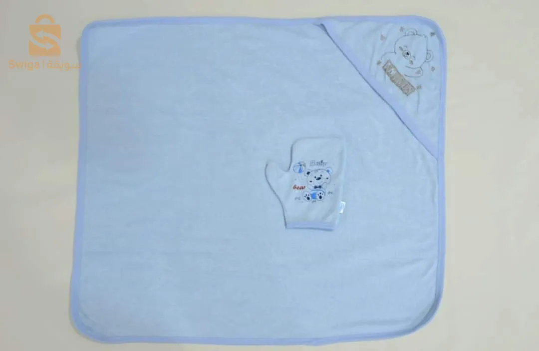 ✨️ كاب دوبا بيبي معا كياسة ✨️
✨CAPDEBAIN BEBE AVEC GANT DE TOILETTE✨️