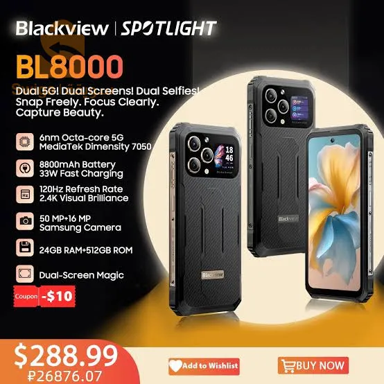 Téléphone blackview bl8000