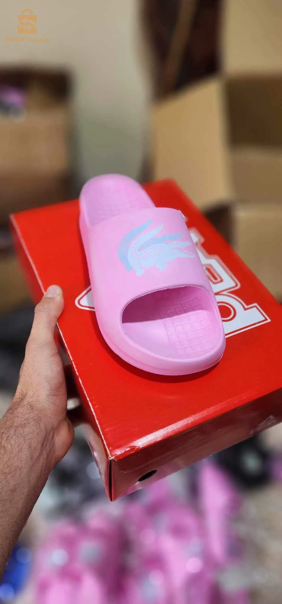 claquettes Lacoste 🐊good quality 🔥