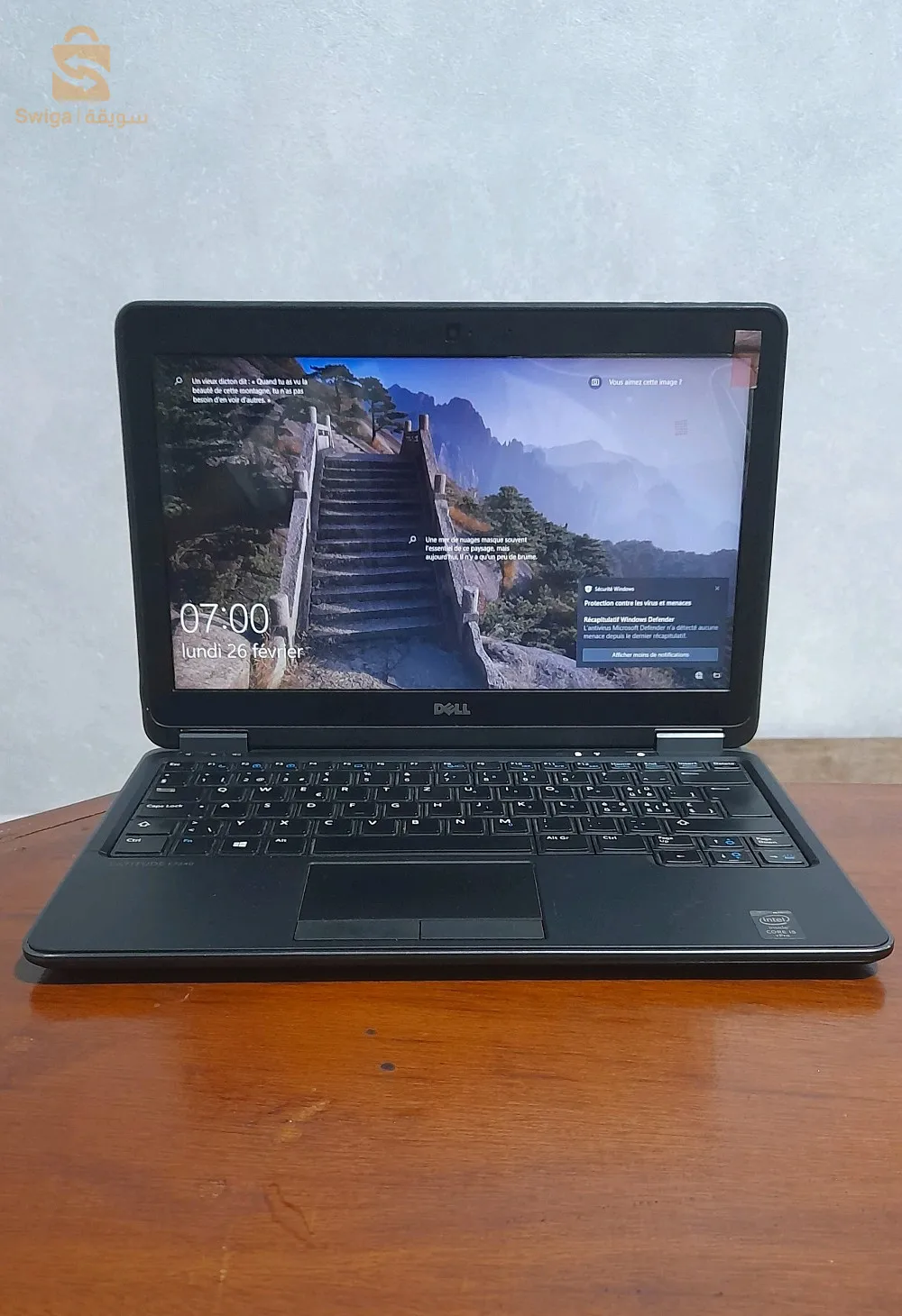 DELL laptop
Windows 10 pro 64 bit ✅️🔋
Cpu intél corp i5 4310u   2.60ghz⚙️
Ram 4gb⚙️
  Graphic card  intigré
Hdd 1 térabyte🗂