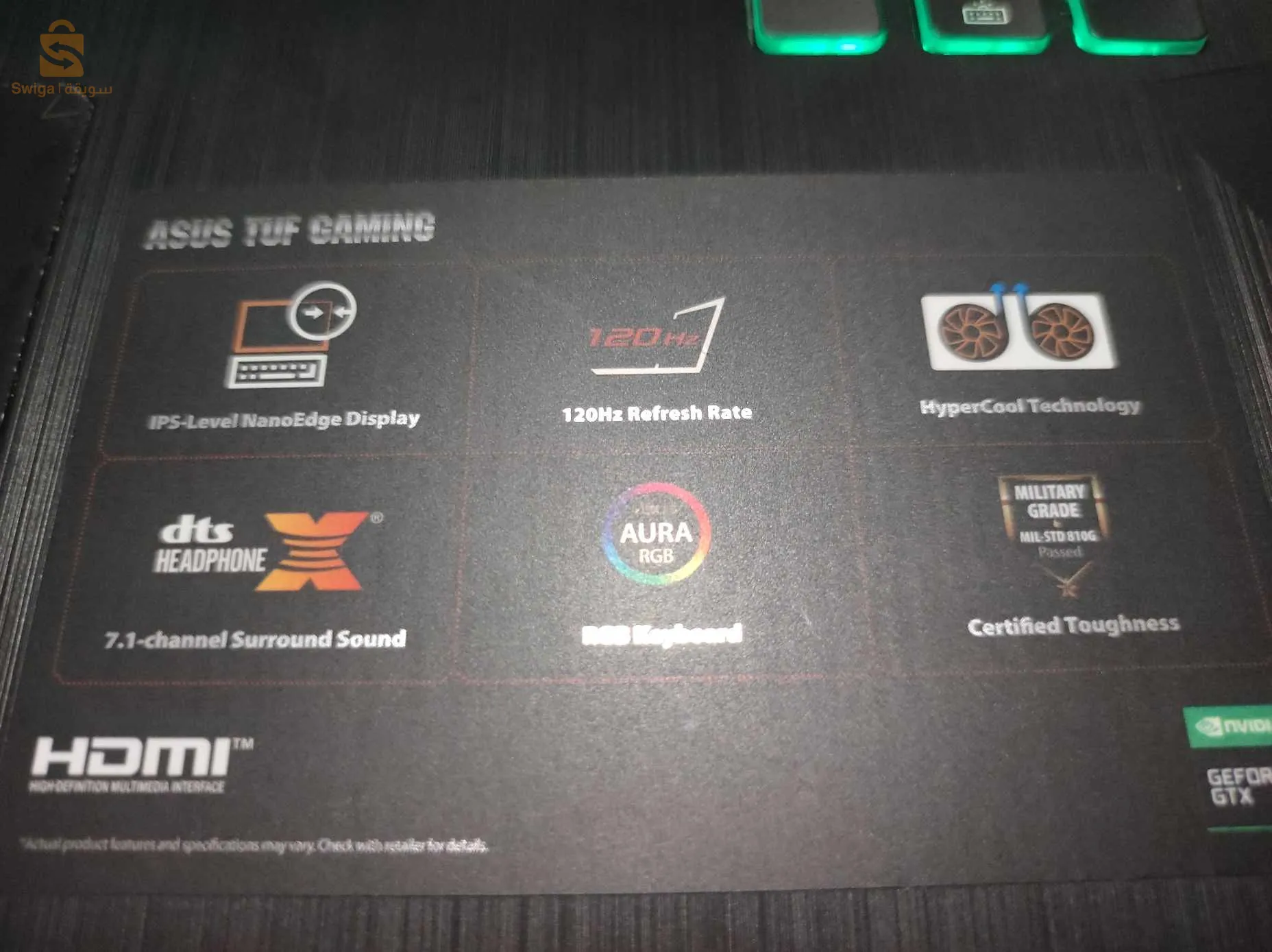 Asus Laptop Tuf gaming Fx505 DT