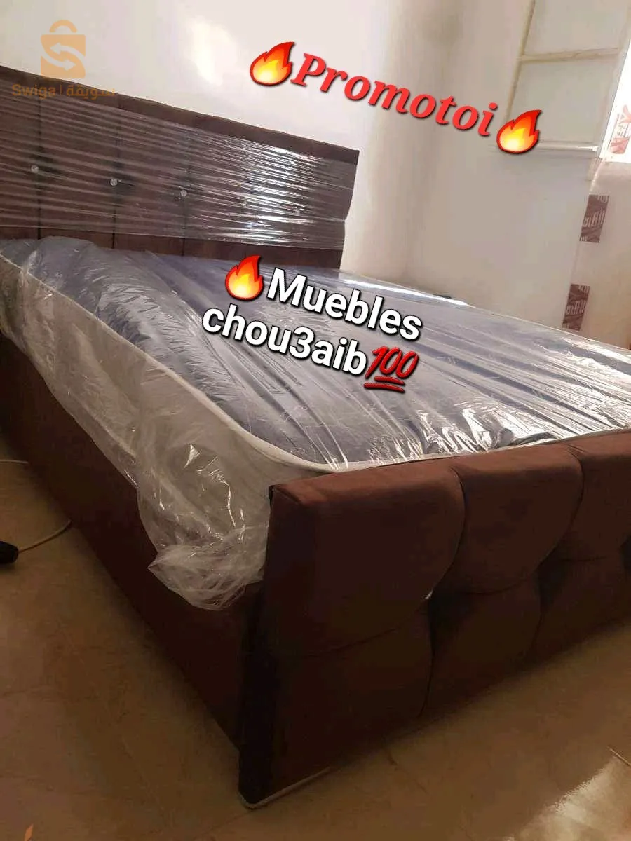 lit capitnnee avec semu cofree et normal avec matla