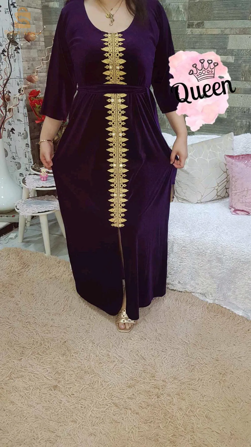 جبة للعيد قطيفة خفيفة و متقونة