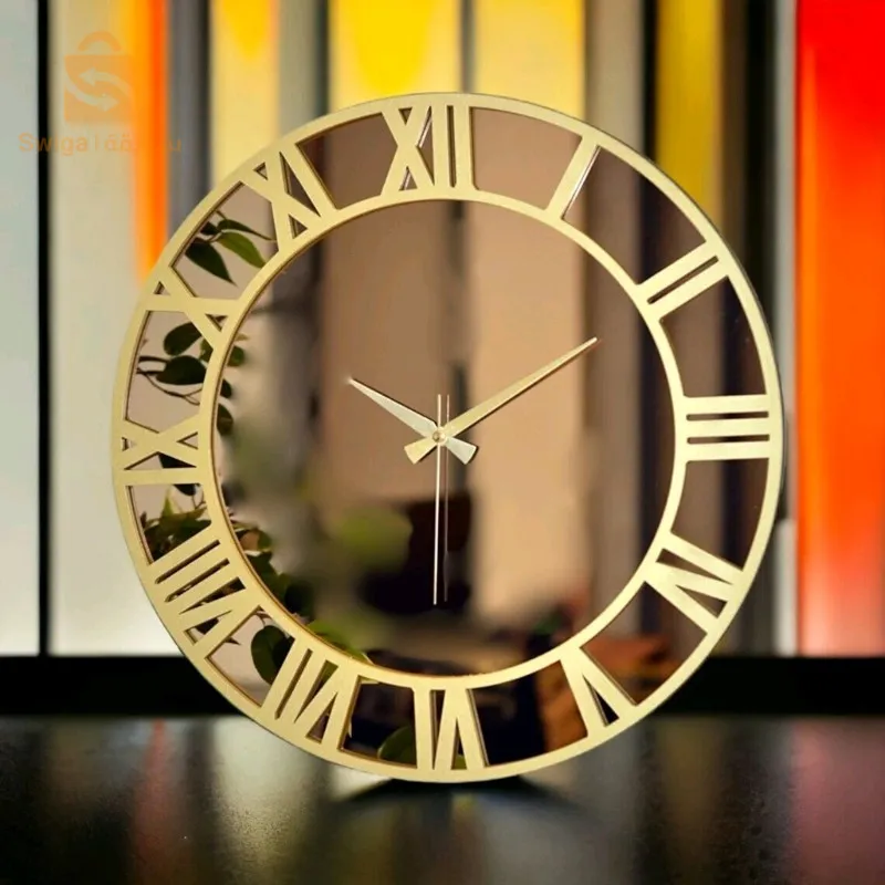 Previous
Next
Horloge style modérne murale en Miroir acrylic Ovale
تتميز ساعة الحائط هذه بلمسة فنية  من زجاج الأكريليك الغير قابل للكسر  بتصميم فريد و متميز ، ويمكن للسطح العاكس أن يجعل الغرفة تبدو أكبر وأكثر اتساعًا من خلال عكس الضوء وخلق وهم بالعمق، مما يجعلها قطعة مميزة في أي مساحة.
يضيف الشكل البيضاوي الكبير البسيط للساعة المزخرفة لمسة أنيقة  إلى أي غرفة. يمكن استخدامها كساعات عملية بالإضافة إلى لمسات زخرفية لمجموعة متنوعة من المساحات، بما في ذلك غرف المعيشة وغرف النوم والمكاتب.
الساعة الكبيرة لديكور غرفة المعيشة مصنوعة من زجاج الأكريليك PMMA   وظهر MDF قوي للاستخدام طويل الأمد، وتتميز بحركة كوارتز وتشغيل البطارية، مما يضمن الحفاظ على الوقت الدقيق والحركة الصامتة.
الحجم: 90 سم / 30 سم، بيضاوية الشكل .
5500دج
0665955230وق👉viber watts