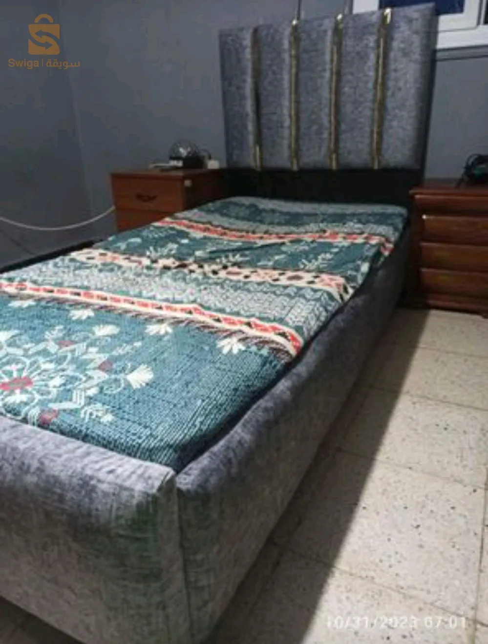 Un place lit et demi, neuf, Sumi Hatab (Bois Rouge)