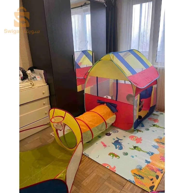 حزمة نفق البيت واللعب مع حديقة وحلقة كرة سلة بالإضافة إلى 50 كرة متعددة الألوان للأطفال
خيمة + نفق + منطقة لعب بها حلقة كرة سلة للأطفال والرضع
*الأبعاد 350*120*138 سم
التفاصيل والميزات:
حقيبة تحتوي على 50 كرة متعددة الألوان
يمكن استخدام كل مكون معًا أو بشكل منفصل
يشتمل المنتج على حفرة كروية ونفق وخيمة
مصنوعة من مادة متينة وسهلة التنظيف. 3 إلى 4 أطفال. البوليستر والنايلون.
قم بإعداد نفق في الفناء أو غرفة النوم، ثم قم بطيه وتخزينه واصطحابه إلى منزل أحد الأصدقاء.
10500دج
0665955230وق👉viber watts