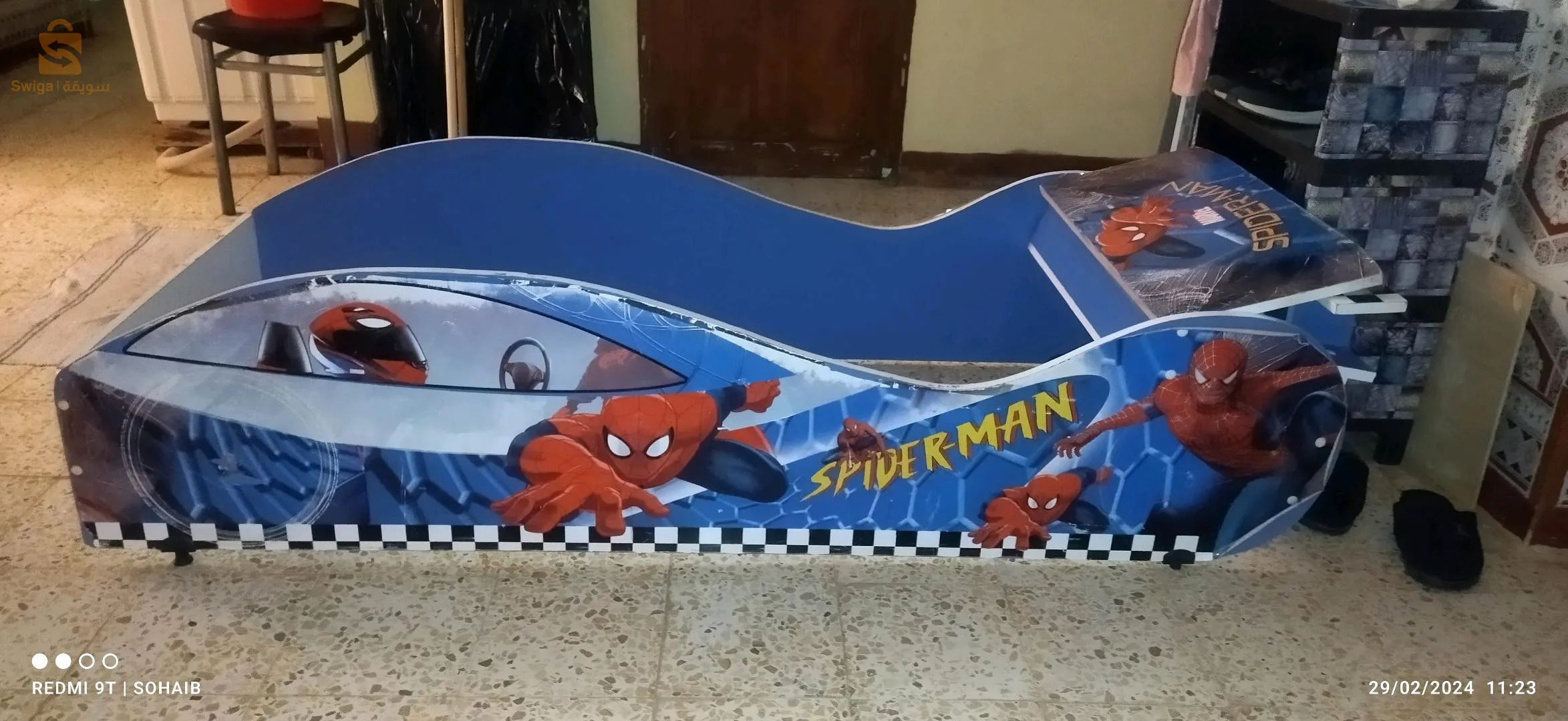 سرير خشبي للاطفال