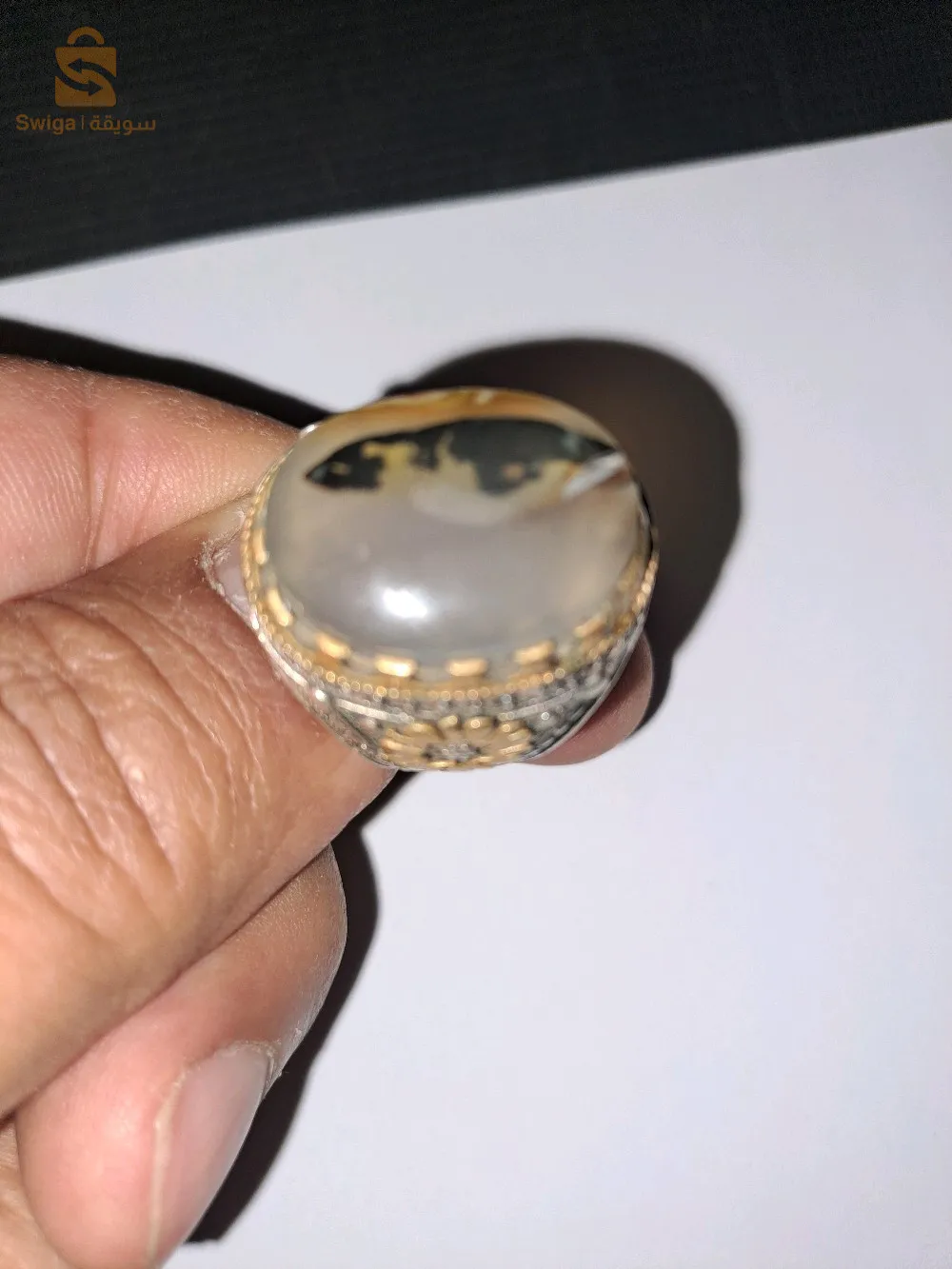 خاتم عقيق يمني خالص