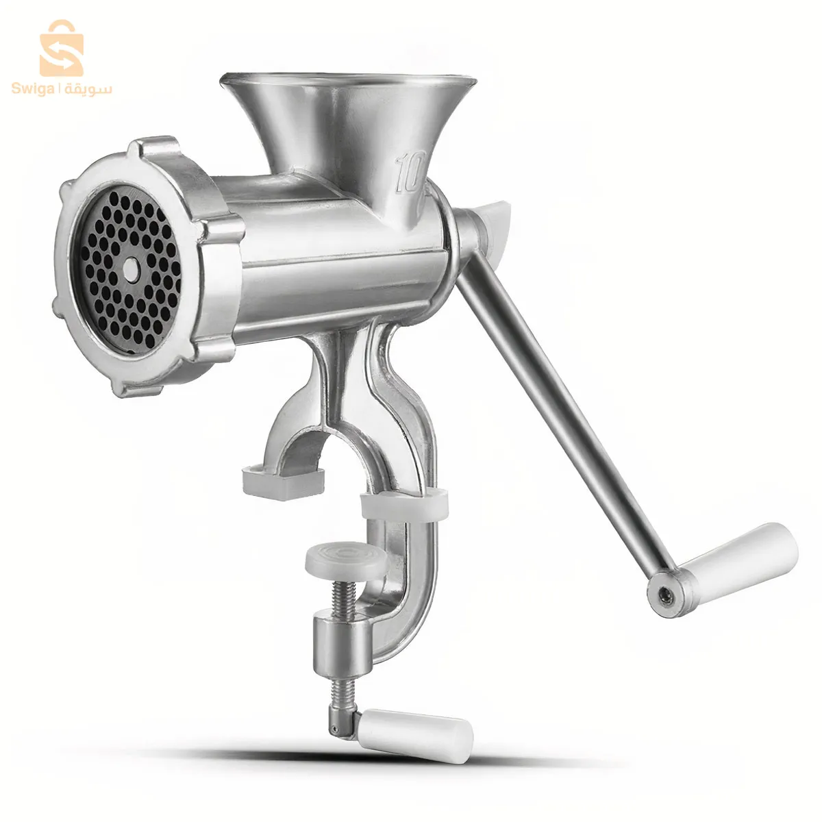 Produits Similaires
Spécifications:
Hachoir à viande manuel et plats de nouilles à saucisses Gadgets de fabrication à main Hachoir à pâtes Manivelle Outils de cuisine pour la maison
Matériau: alliage d’aluminium
Couleur: Argent
Hauteur (environ):23cm
Application: viande, légumes, nouilles farcies, saucisse, farine et nourriture de soja et ainsi de suite.
Instructions d’utilisation:
Étape 1. Avant utilisation, le hachoir à viande à la planche de boîtier ou un banc au-dessus de l’épaisseur d’environ 5cm, le fond de la main du hachoir à viande serrer la vis de serrage, serrer la planche à découper, fixe.
Étape 2. Lors de l’utilisation du hachoir à viande, le hachoir à viande sera d’abord lavé à l’eau, puis installé tel quel, puis pressé.
Description:
100% neuf et de haute qualité
La structure du produit est simple, l’apparence du roman,
L’utilisation de lumière, démontage et flexible, facile à nettoyer
Utilisez une large gamme, peut être utilisé pour la viande, les nouilles pressées, les saucisses d’irrigation, la mouture et le lait de soja
Le paquet comprend:
1 x Hachoir à viande
1 x Un ensemble d’accessoires (lavement, outils de lame, etc