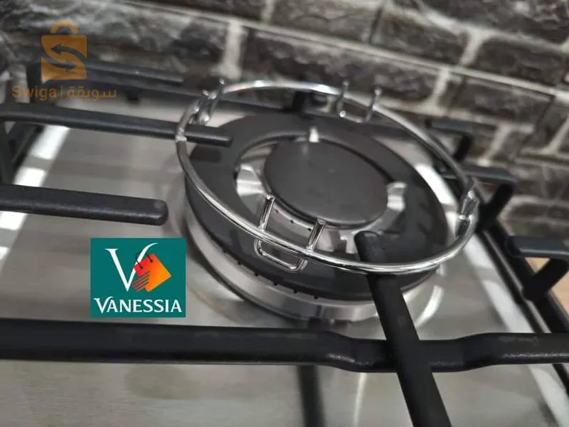 Plaque chauffante géant inox sans thermocouple 4 feux