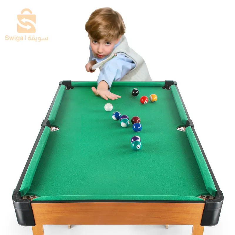 Table de Billard en Bois avec pieds de table - طاولة بلياردو خشبية مع أرجل الطاولة
مواصفات المنتج :
أبعاد طاولة البلياردو: الطول × العرض × الارتفاع: 69 سم × 36.5 سم × 69 سم
يبلغ ارتفاع ساق الطاولة 69 سم، وهي مريحة للعب
التصميم يشبه طاولة بلياردو حقيقية
الطاولة مصنوعة من خشب MDF سميك للغاية وعالي الجودة والجزء العلوي مغطى بالمخمل.
الطاولة مجهزة بعصاين من الخشب الطبيعي ووعاء واحد و15 كرة سيراميك جميلة
تفاصيل المسمار قوية جدًا، ومقاومة للحمل، ومضمونة لتكون متينة للغاية، ويمكن استخدامها لفترة طويلة دون أن تتعرض للتلف
منتجات متميزة بمواد عالية الجودة وتفاصيل دقيقة وجميلة للغاية
7900دج
0665955230وق👉viber watts