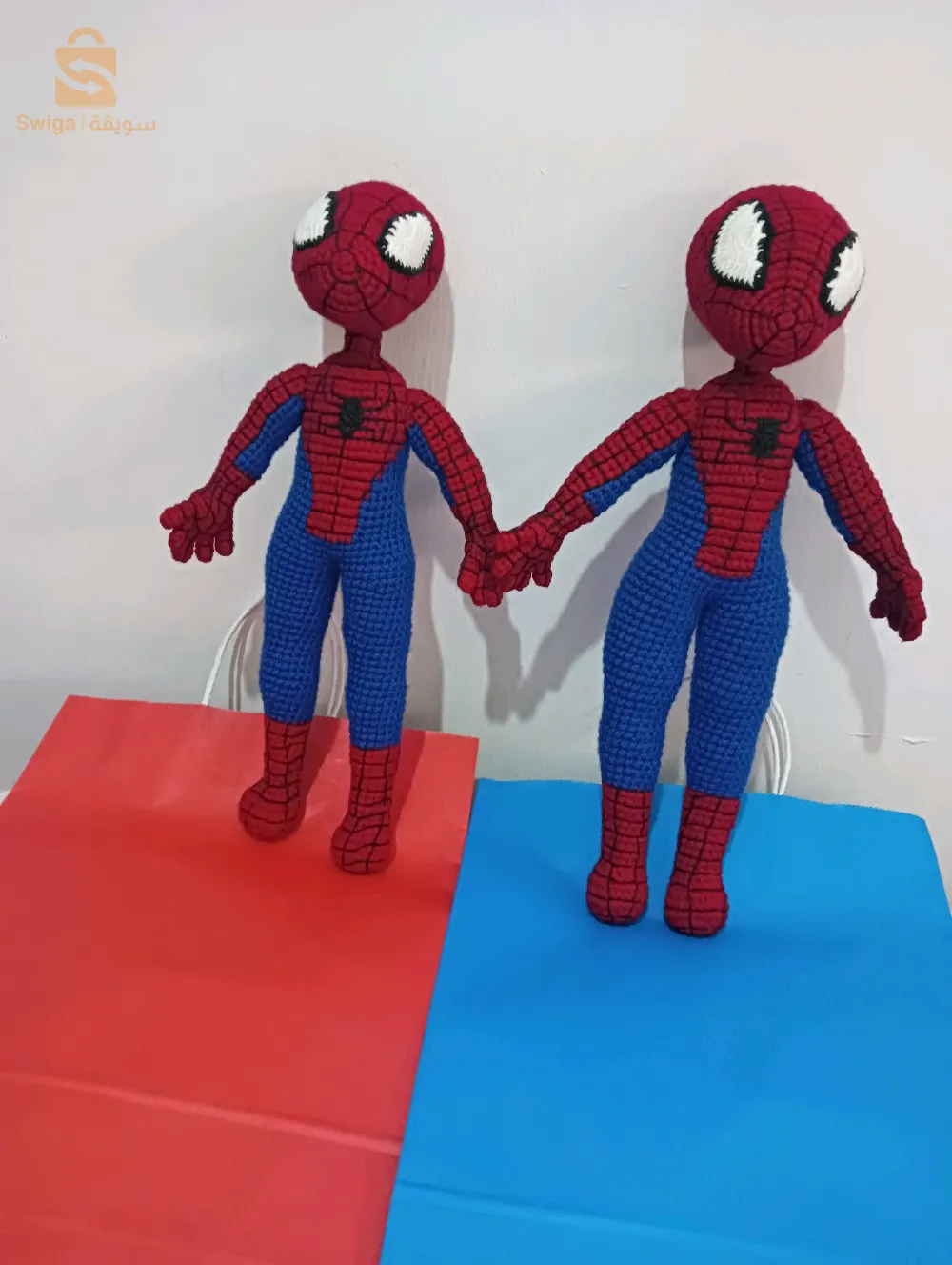 دمية سبايدرمان بالكروشيه