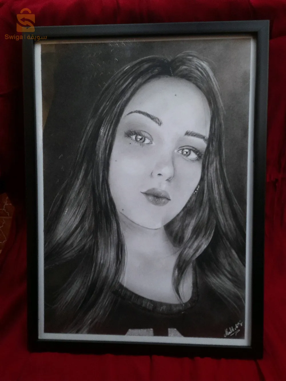 𝐑𝐒𝐀𝐌𝐍𝐈 🎨🪄
𝙿𝚘𝚛𝚝𝚛𝚊𝚒𝚝𝚙é𝚛𝚜𝚘𝚗𝚗𝚊𝚕𝚒𝚜é
 𝕊𝕦𝕣 𝕔𝕠𝕞𝕞𝕒𝕟𝕕𝕖 Dimension A3(40*30)