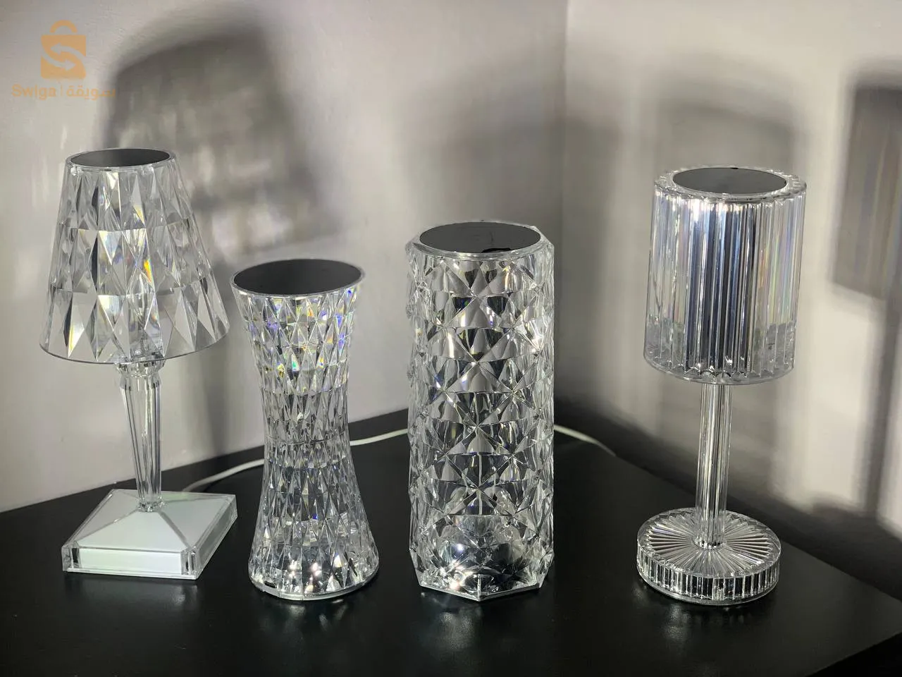 veilleuse cristal