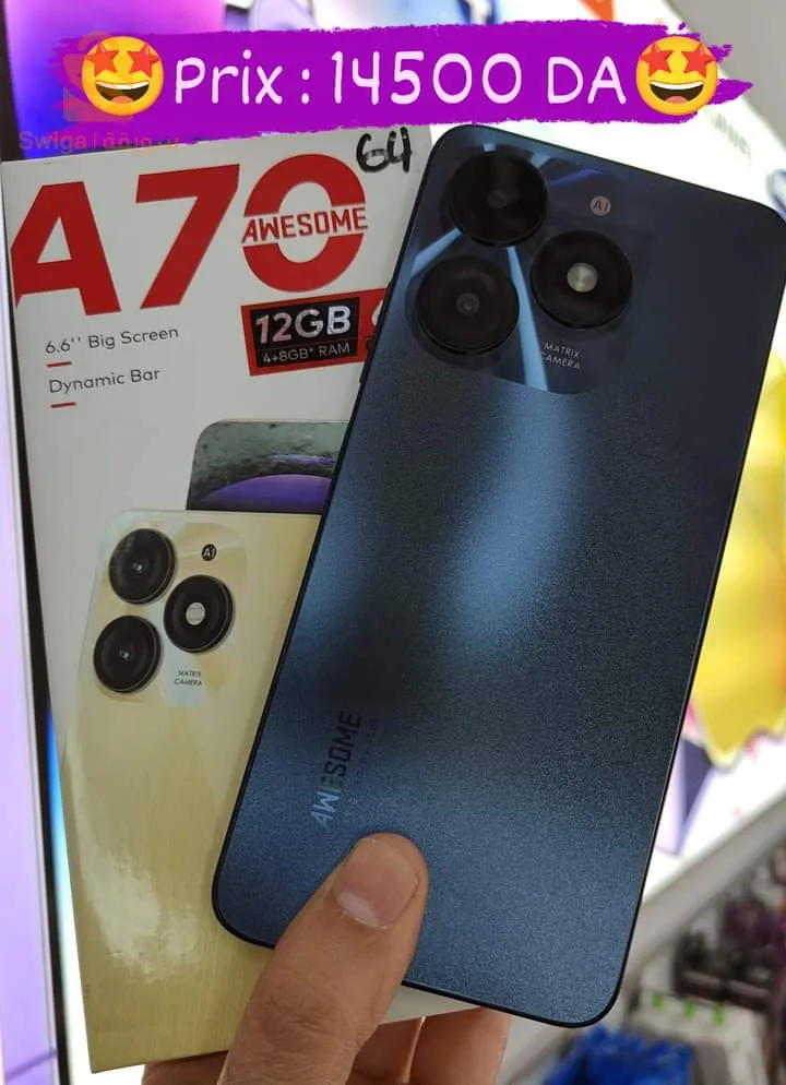 Itel A70 ram 12G Rom 256G