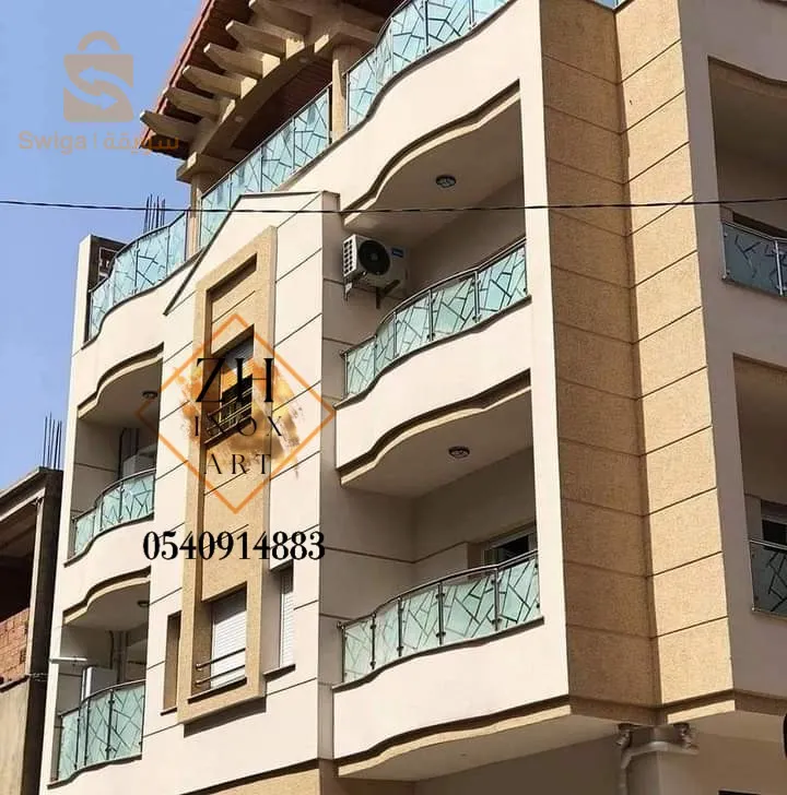 ✔️  درابزين (rampe d'escalier) بمختلف الأشكال و الأنواع
✔️ واقي للجسم(garde-corps)على الشرفات و الأسطح بأشكال و أنواع مختلفة