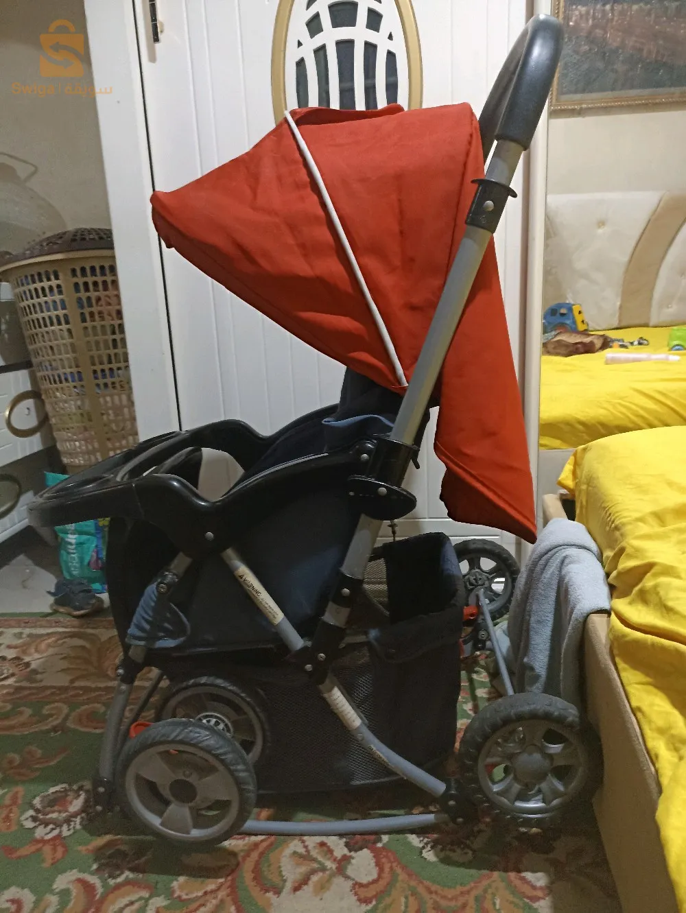 poussette bébé pingouin 💖 balonçoire double sense tres bonne état