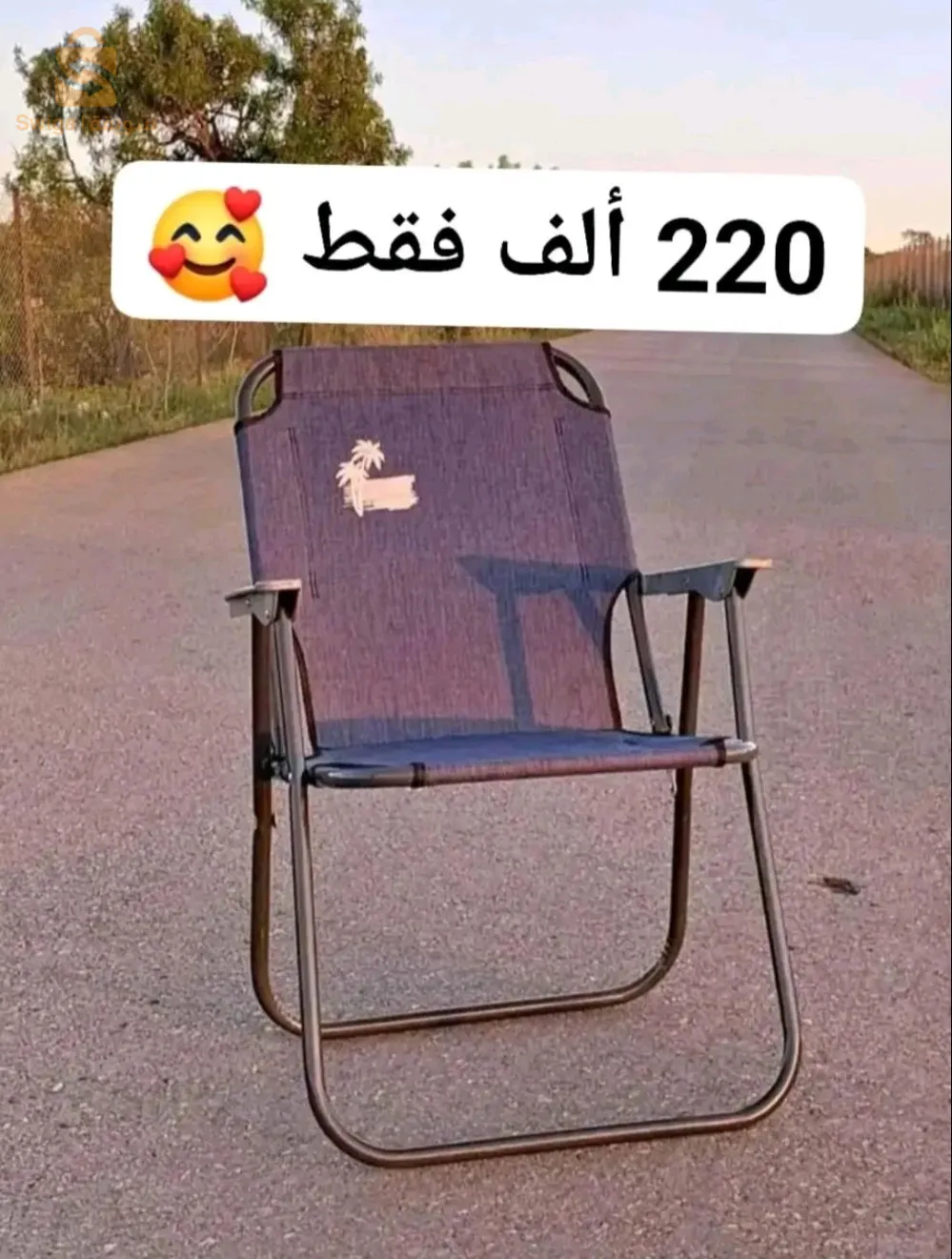 كرسي البحر والقعدات الزينة 🥰كرسي حفلة الشواء💗والتخيم يتحمل وزن 130 kg💪افضل نوعية في سوق السعر 220الف توصيل مجاني في سطيف💗 مع المزيد مع الوان