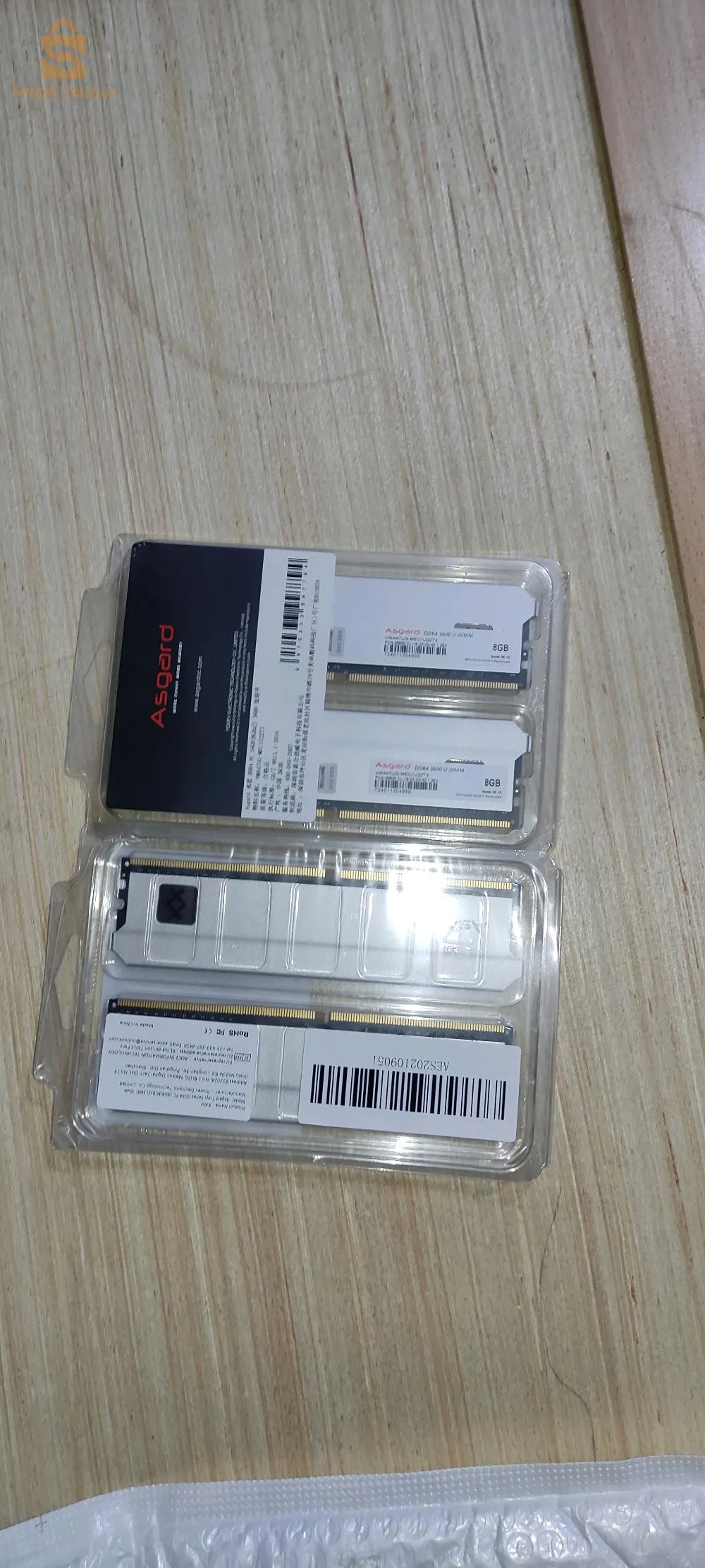 RAM Asgard 16GB(8GB*2) DDR4 3600Mhz